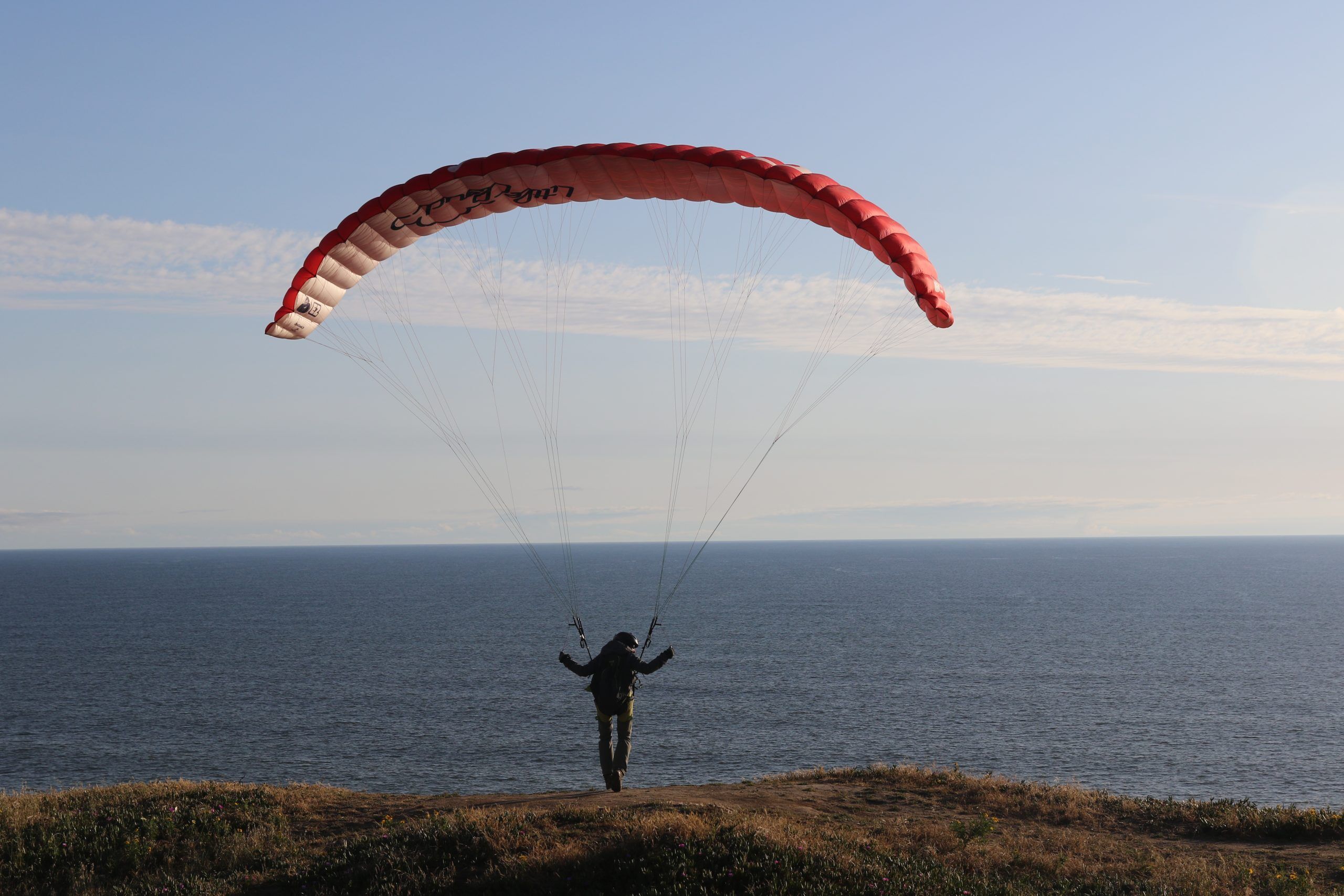 Paragliding training