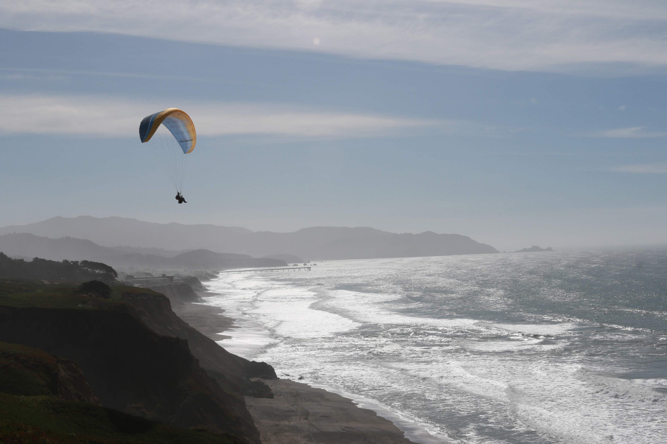 Paragliding training