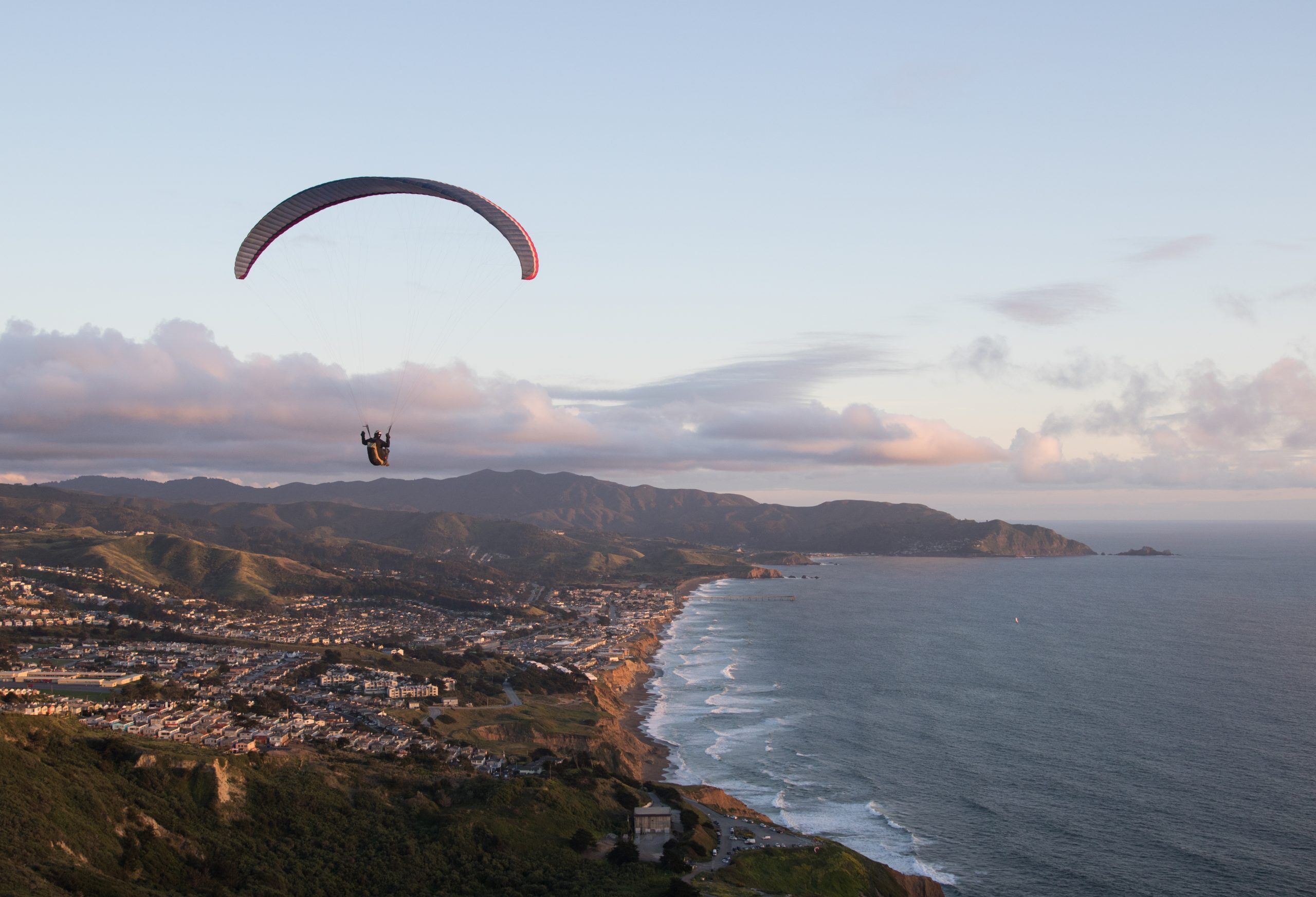 Paragliding training